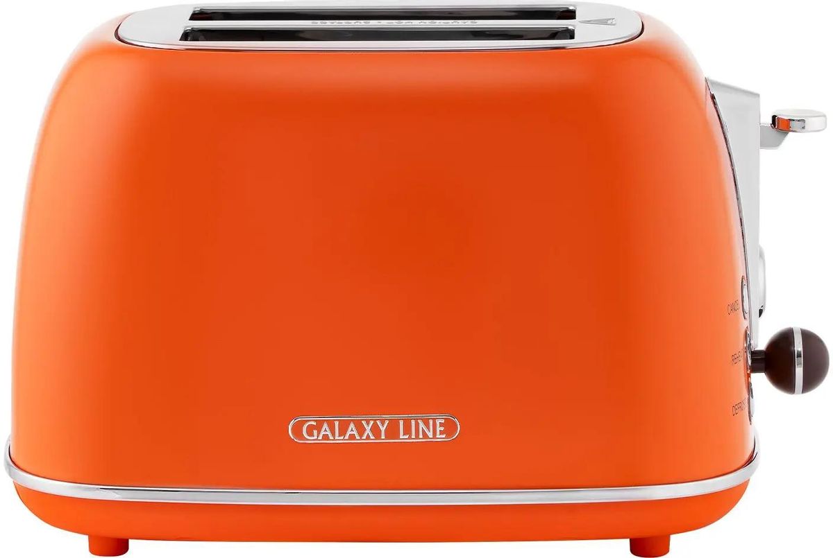 Тостер GALAXY LINE GL 2921,  оранжевый [гл2921л]